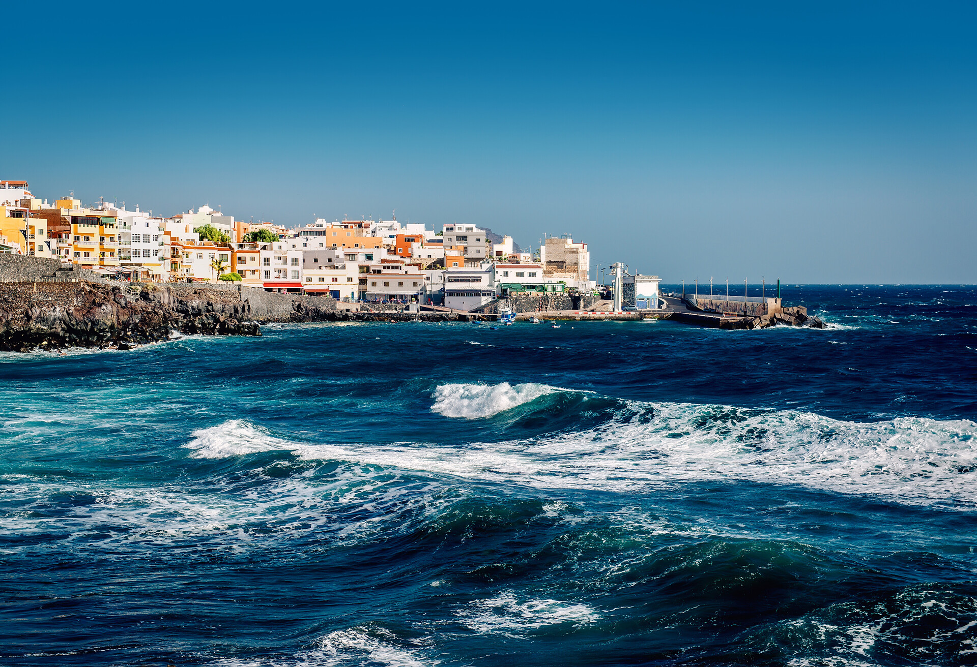Los Abrigos, small fishing village in Granadilla de Abona, Tenerife. Canary Islands, Spain; Shutterstock ID 318380600