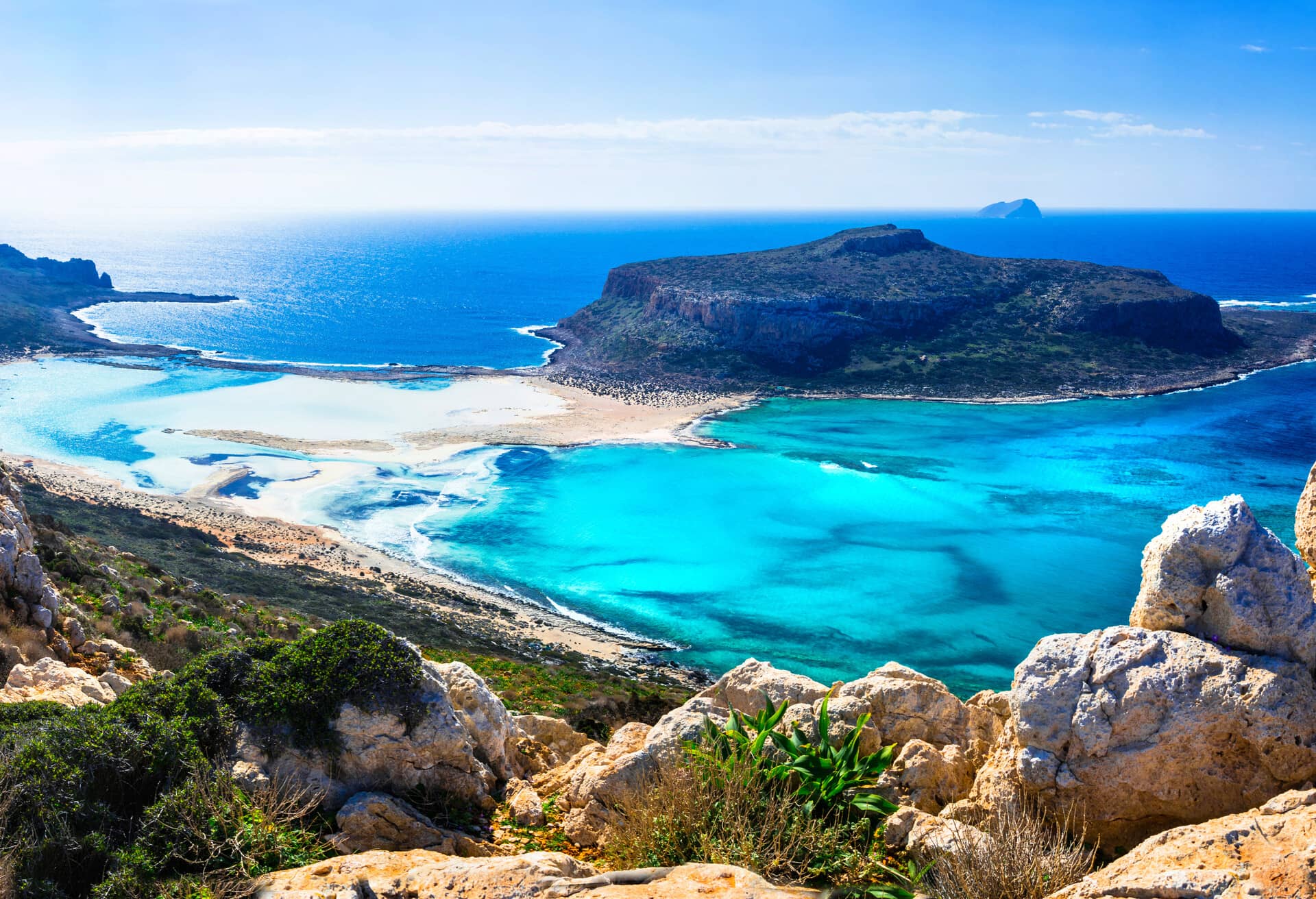 Ein atemberaubender Blick über Kreta, Griechenland.