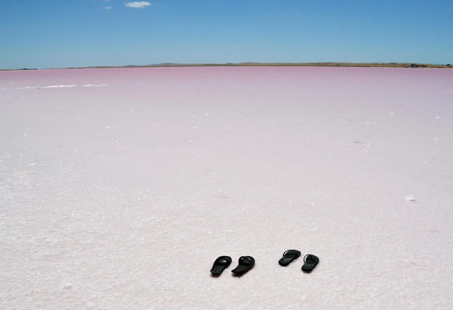 pink lake