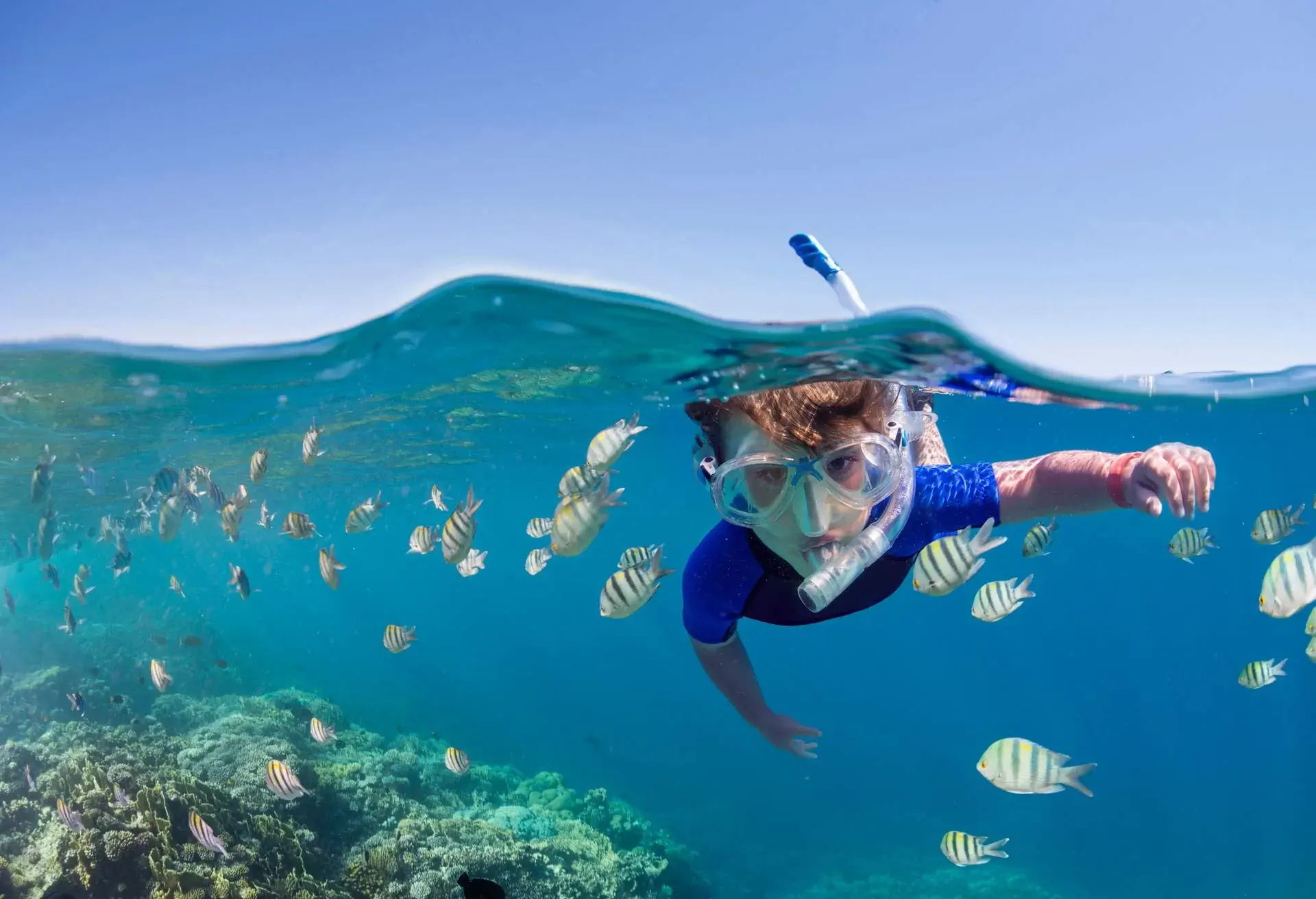THEME_PEOPLE_KID_BOY_SNORKELING_SEA_FISH