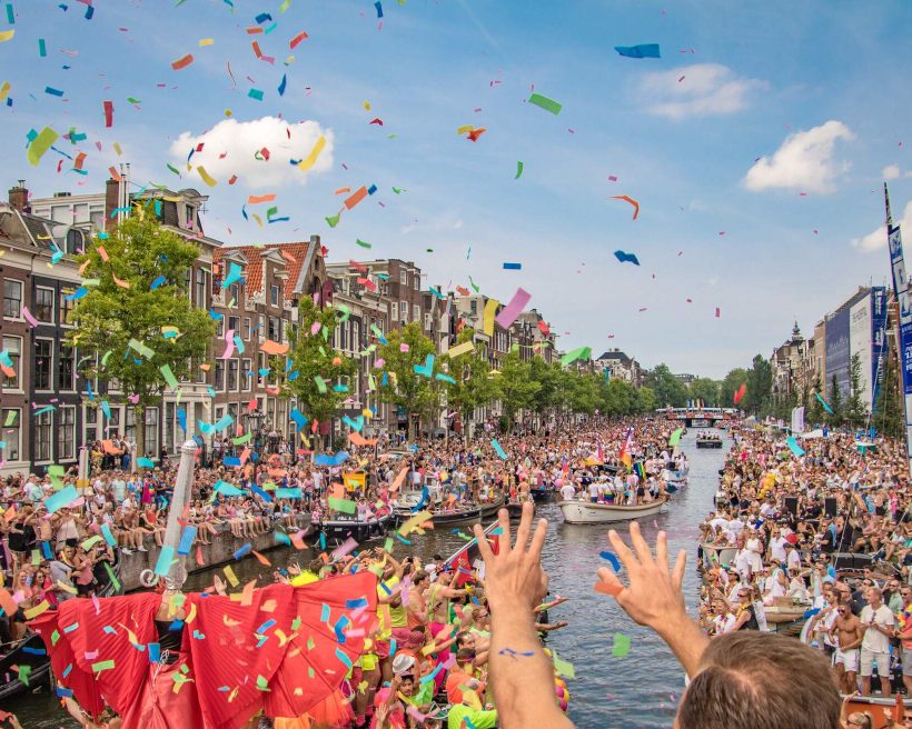 NETHERLANDS_AMSTERDAM_PRIDE_FESTICVAL_CANAL