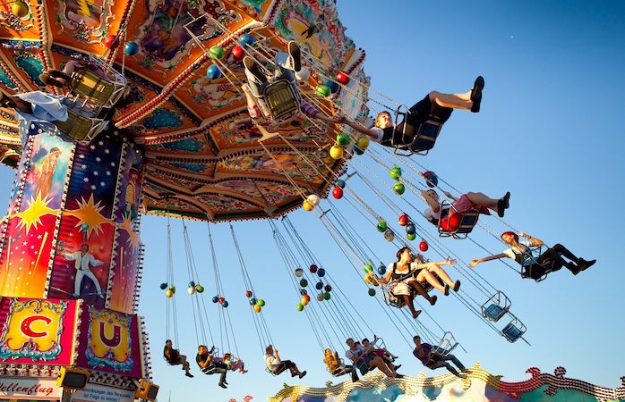 Kettenkarussell auf dem Münchner Oktoberfest