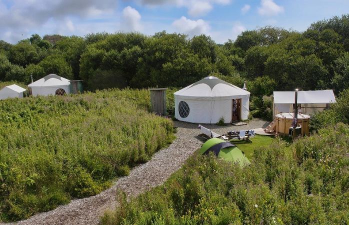 Glamping in den Florence Springs, Wales