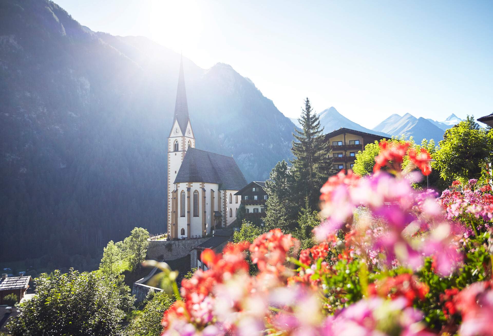 The church of St Vincent in Heiligenblut am Grossglockner, Austria