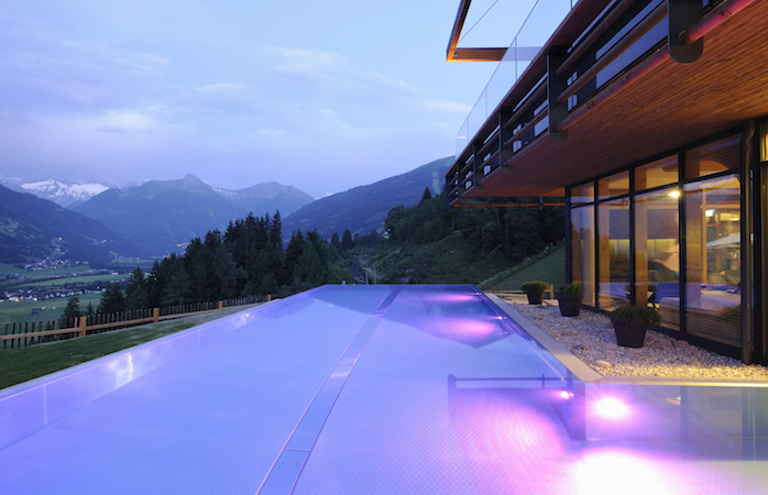 Infinity Pools in Ästerreich - Hotel Das Goldberg