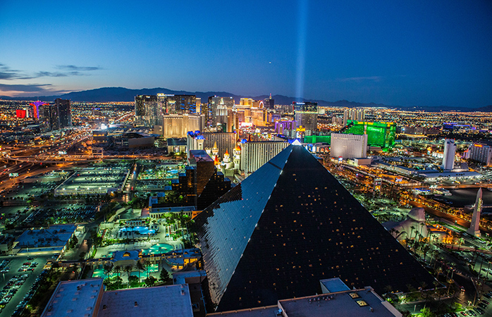 Die Lichter des Las Vegas Strip