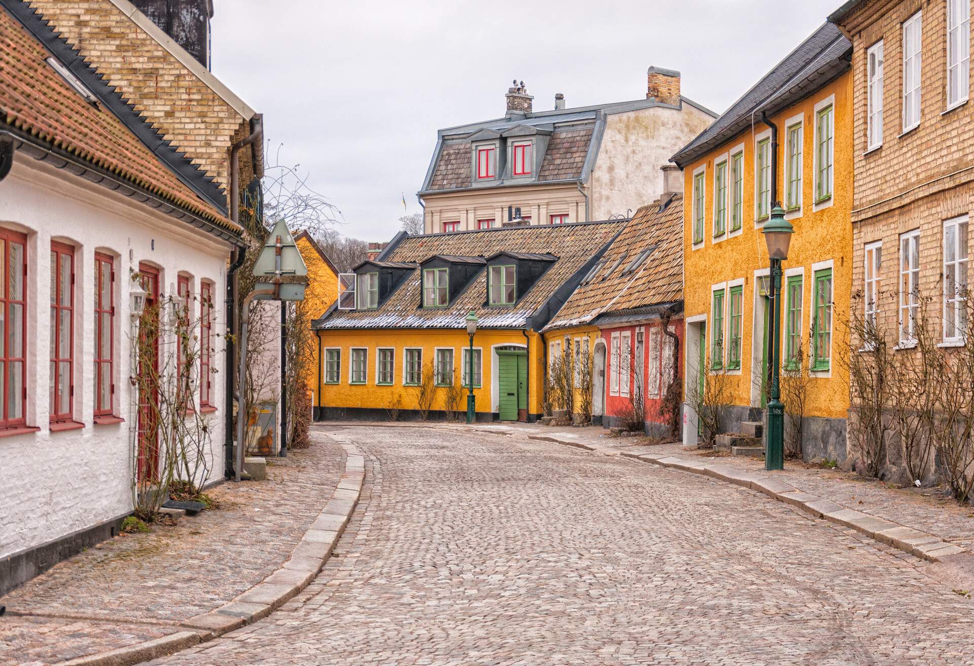 Street scene from the Swedish town of Lund.