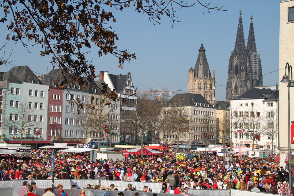 Jecken am Heumarkt © Tim Bartel