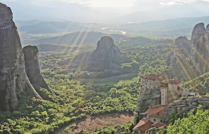 Rosánou ist eines der sechs Klöster von Metéora