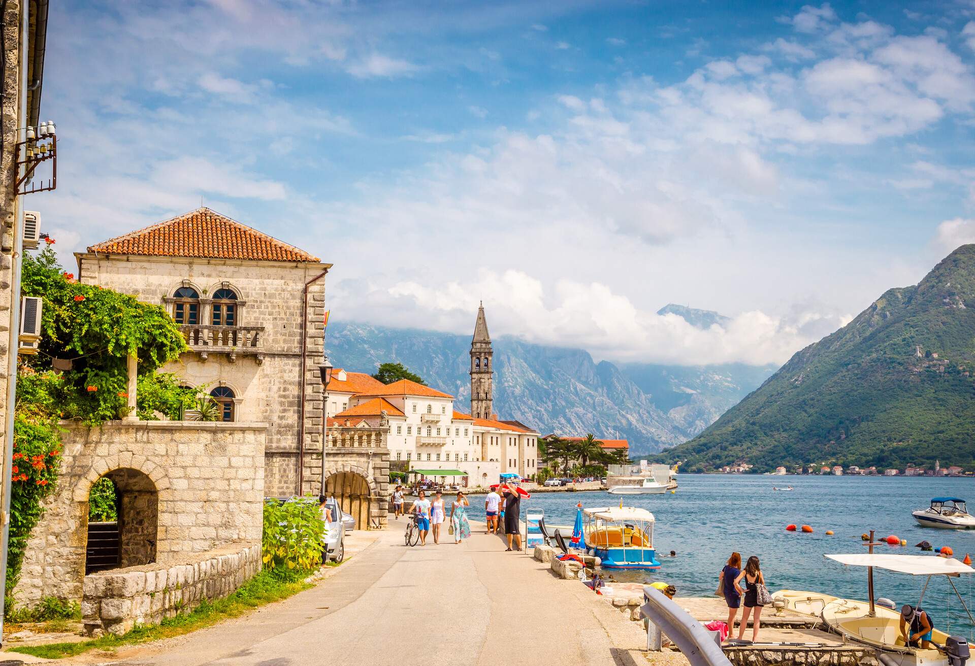 Beautiful mediterranean landscape - town Perast, Kotor bay (Boka Kotorska), Montenegro.; Shutterstock ID 787446055