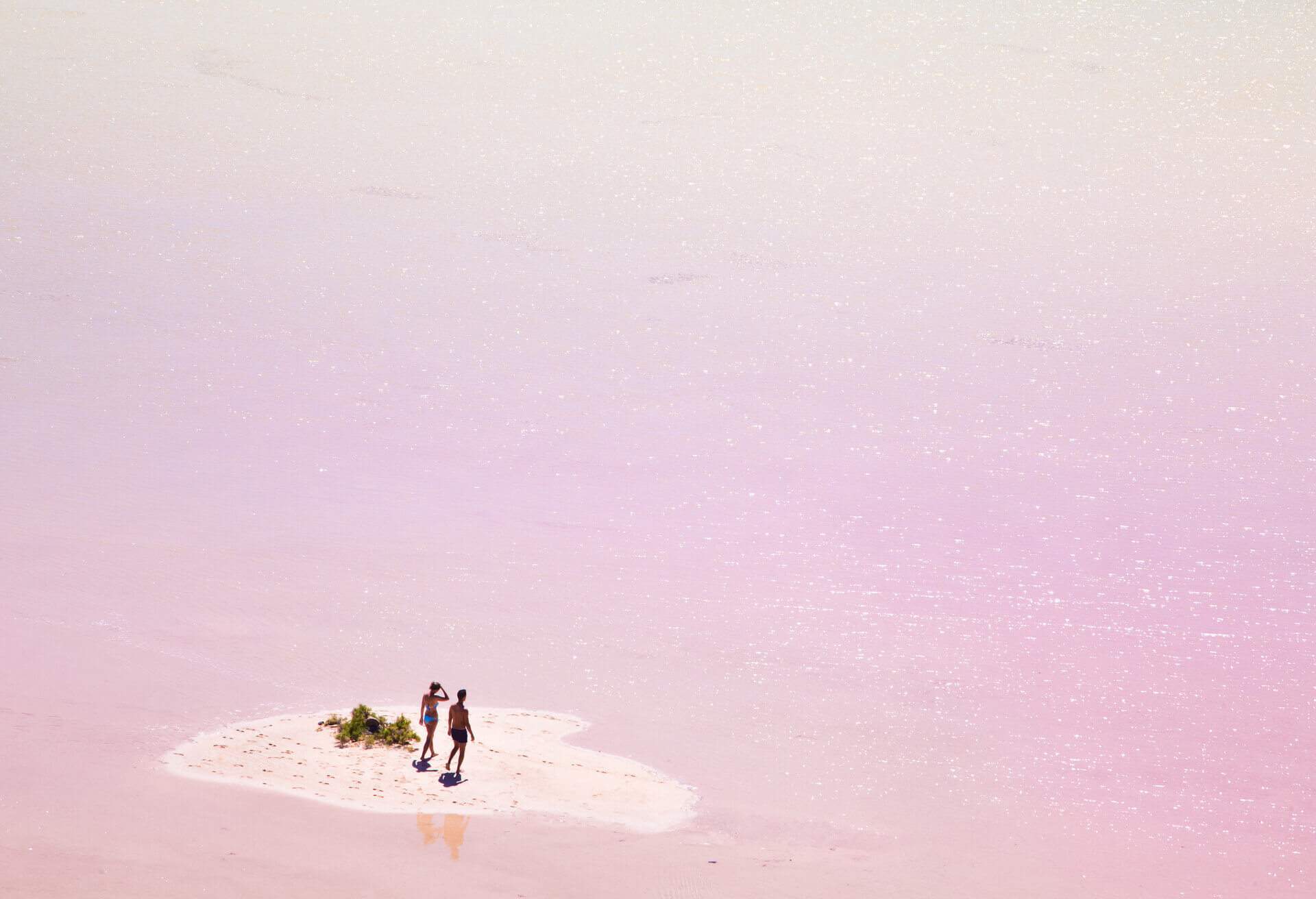 spain canary island fuerteventura pink lagoon