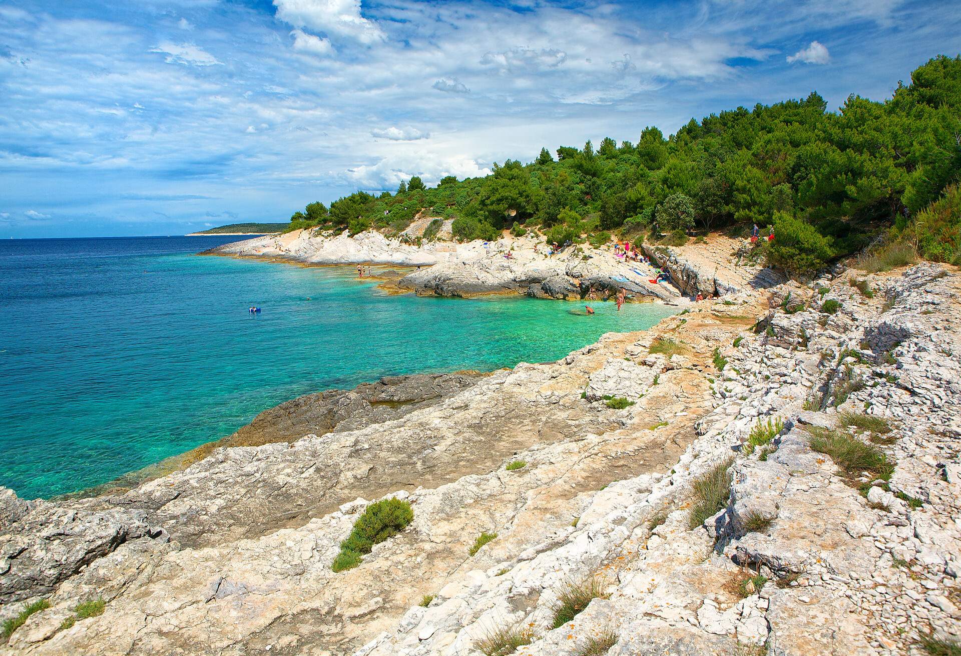 Croatia, Istria. Beautiful bay on Kamenjak