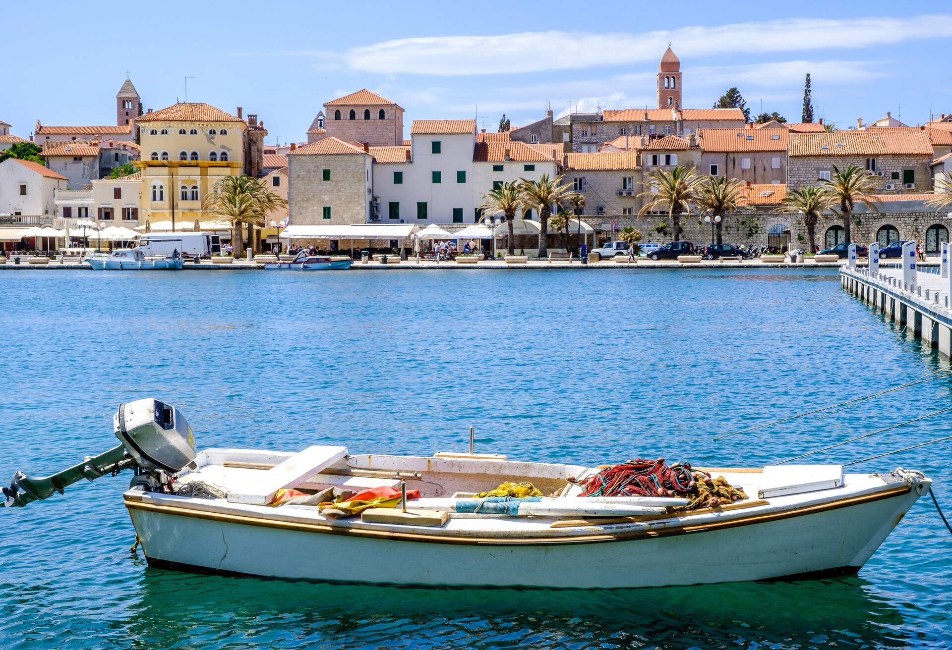 old harbor of rab - croatia