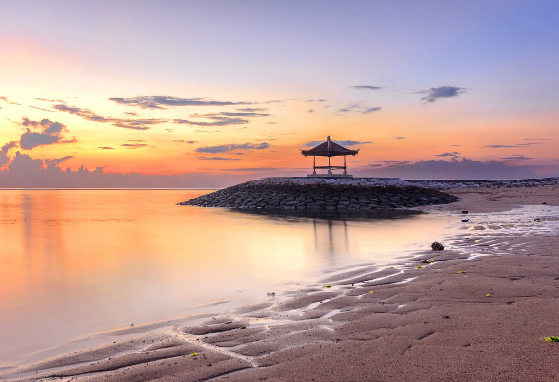 Karang Beach, Sanur, Bali, Indonesia with beautiful scenery; Shutterstock ID 573195349