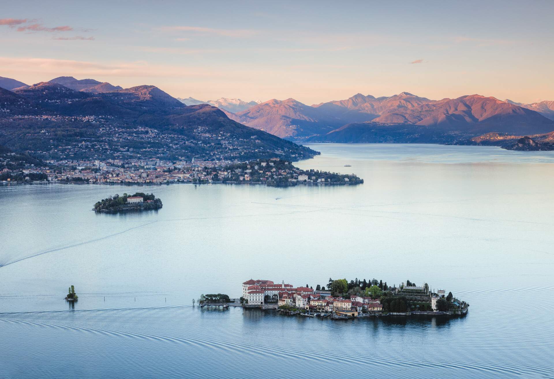 Isola Bella in the gulf of Pallanza, Lake Maggiore, Piedmont, Italy
