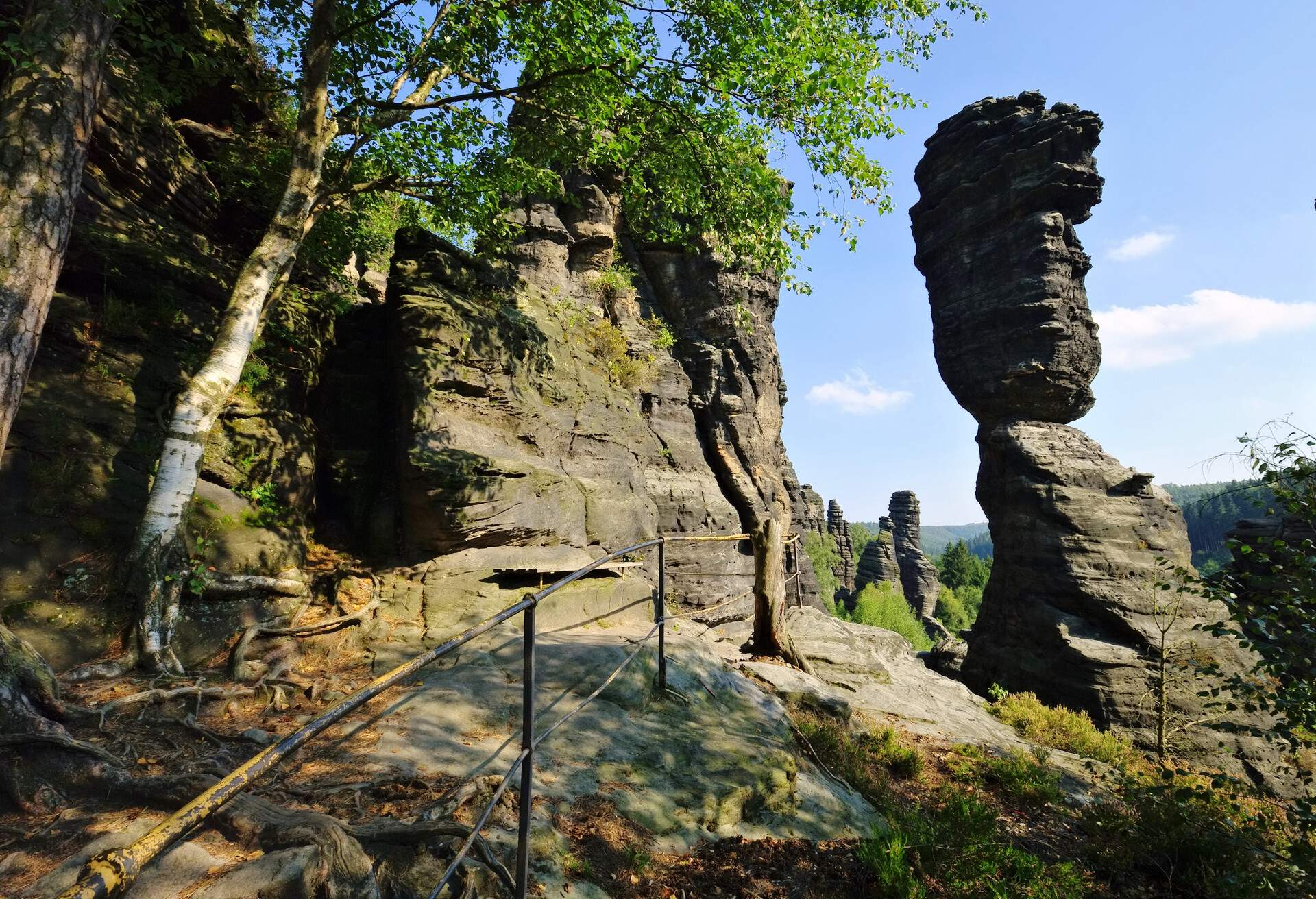hercules columns in Saxon Switzerland