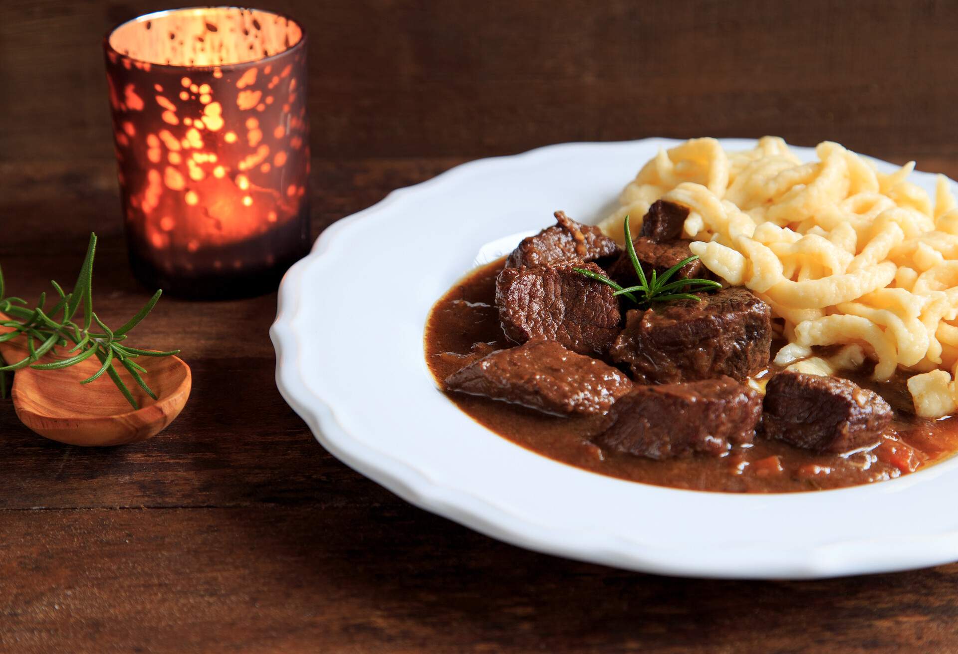 goulash with spaetzle