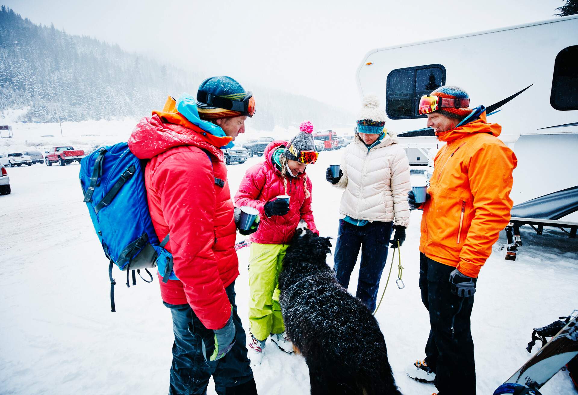 THEME_PEOPLE_FRIENDS_RV_CAMPING_WINTER_GettyImages-641463842