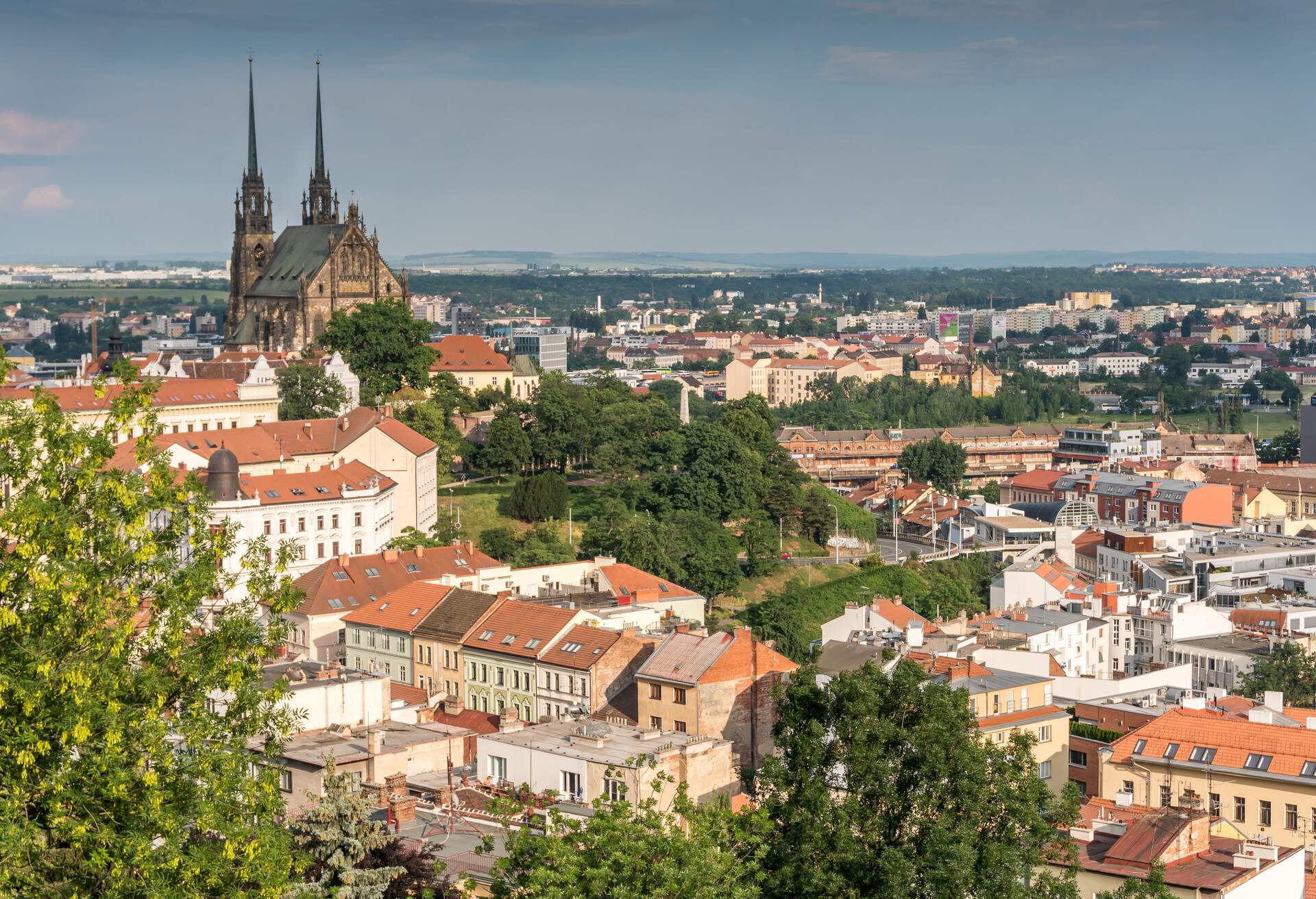 Brno skyline, Brno, South Moravian Region, Czech Republic