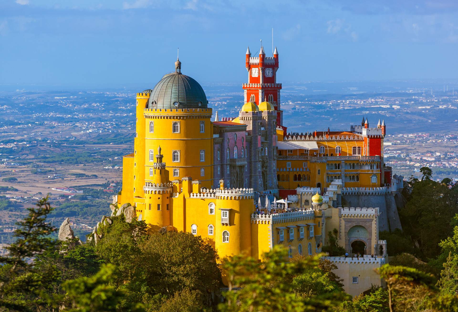 Pena Palace in Sintra - Portugal - architecture background; Shutterstock ID 519387292
