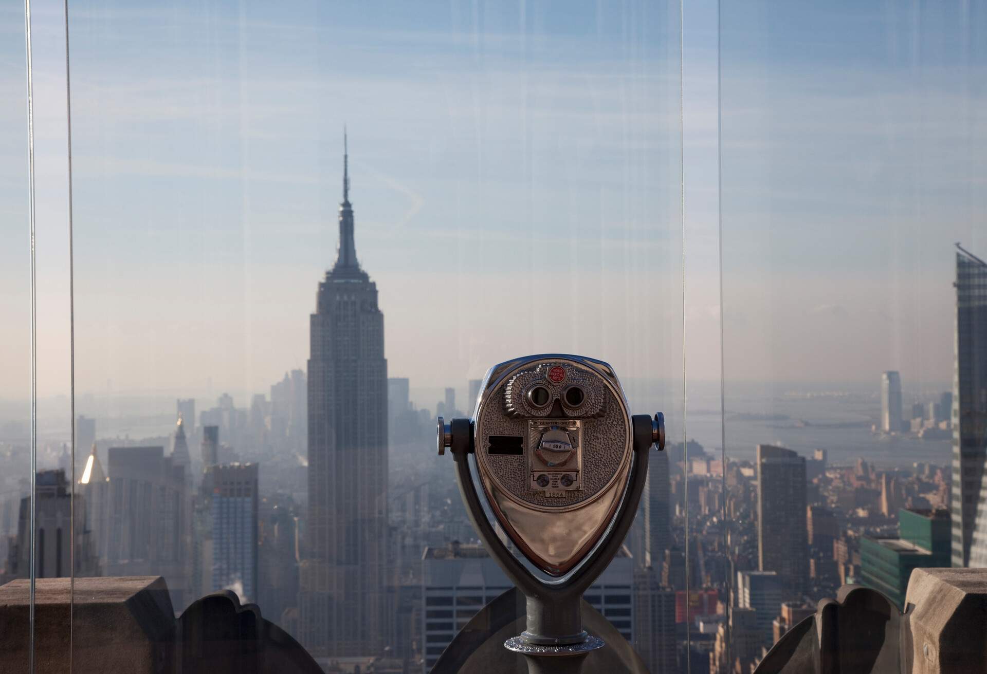 View from 'The Top of the Rock' at Rockefeller Center