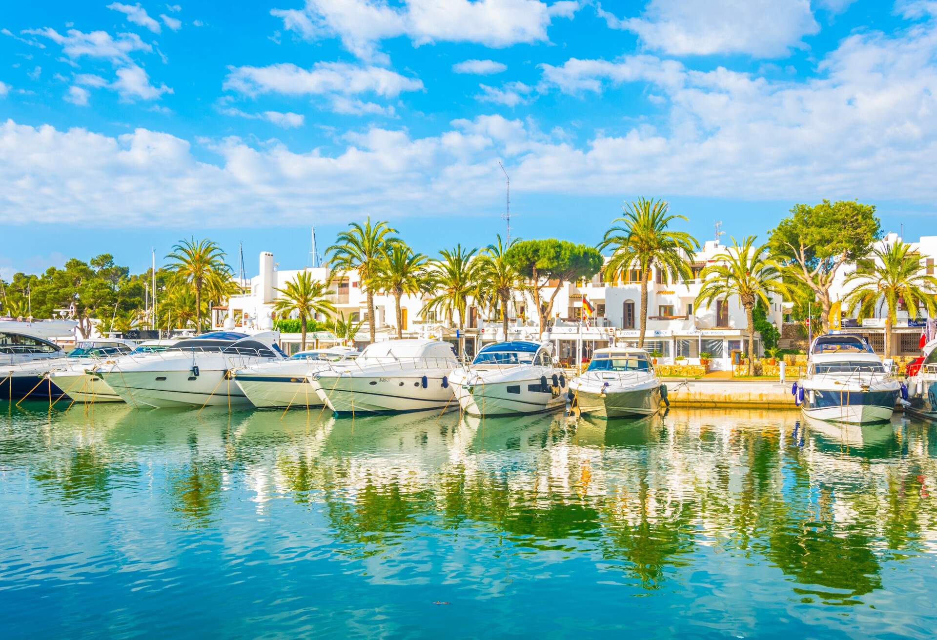Marina at Cala D'Or, Mallorca, Spain.; Shutterstock ID 1131574217