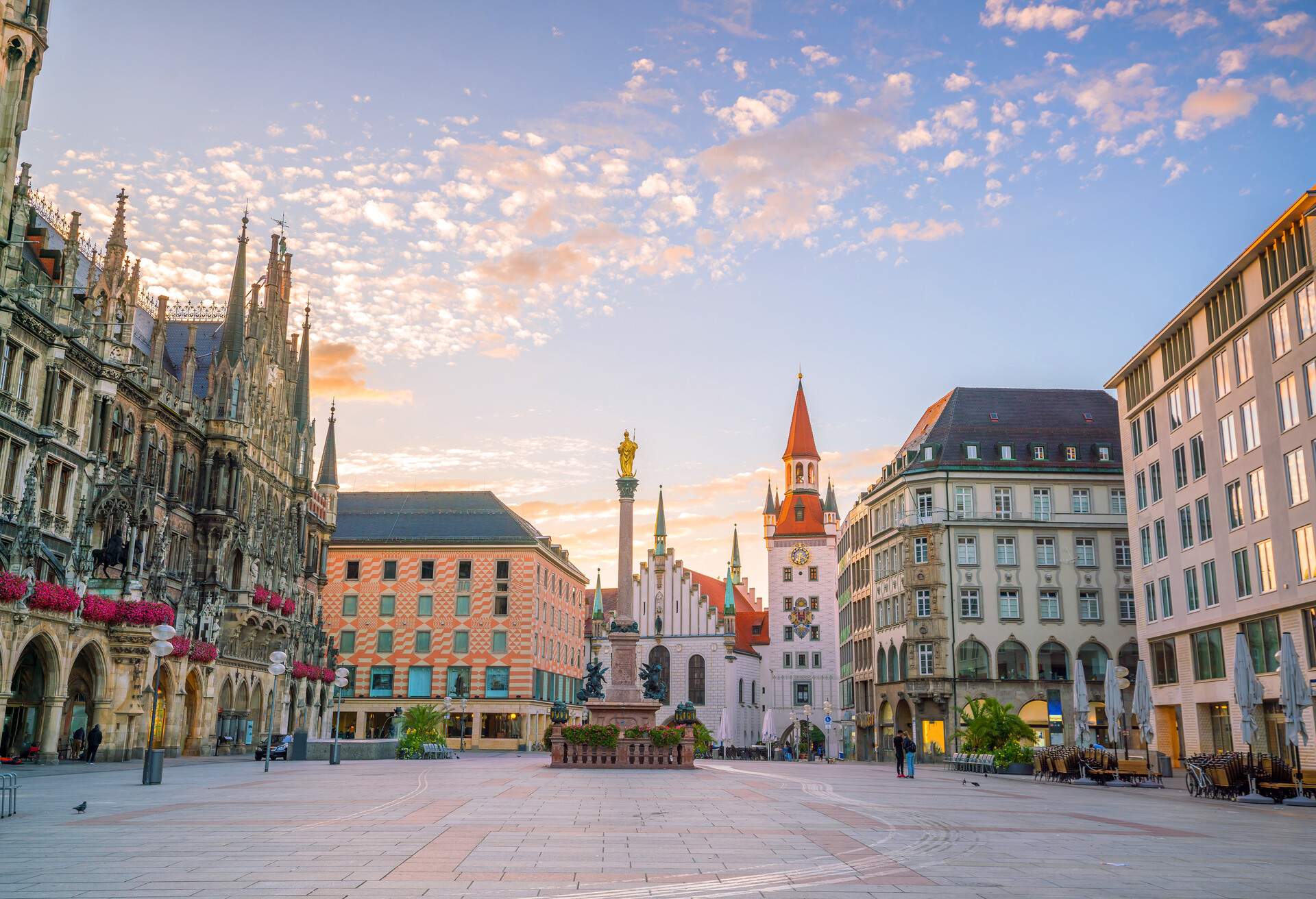 Old Town Hall at Marienplatz Square in Munich, Germany