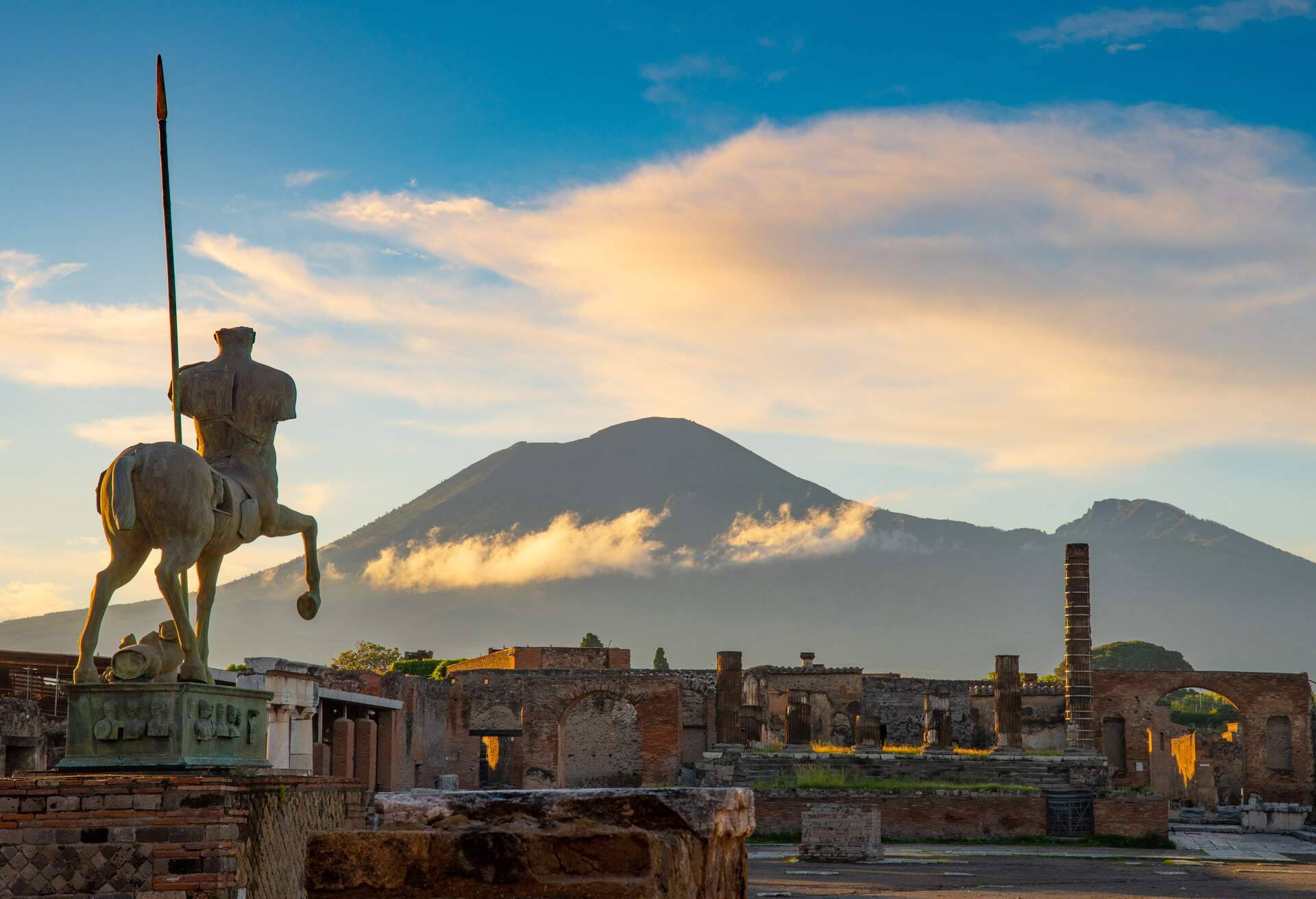 Mt. Vesuvius and Pompeii