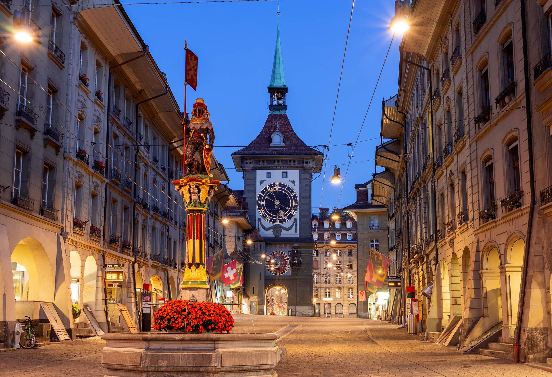 Blue Hour, Zytglogge, Astronomical Clock, Bern, Switzerland