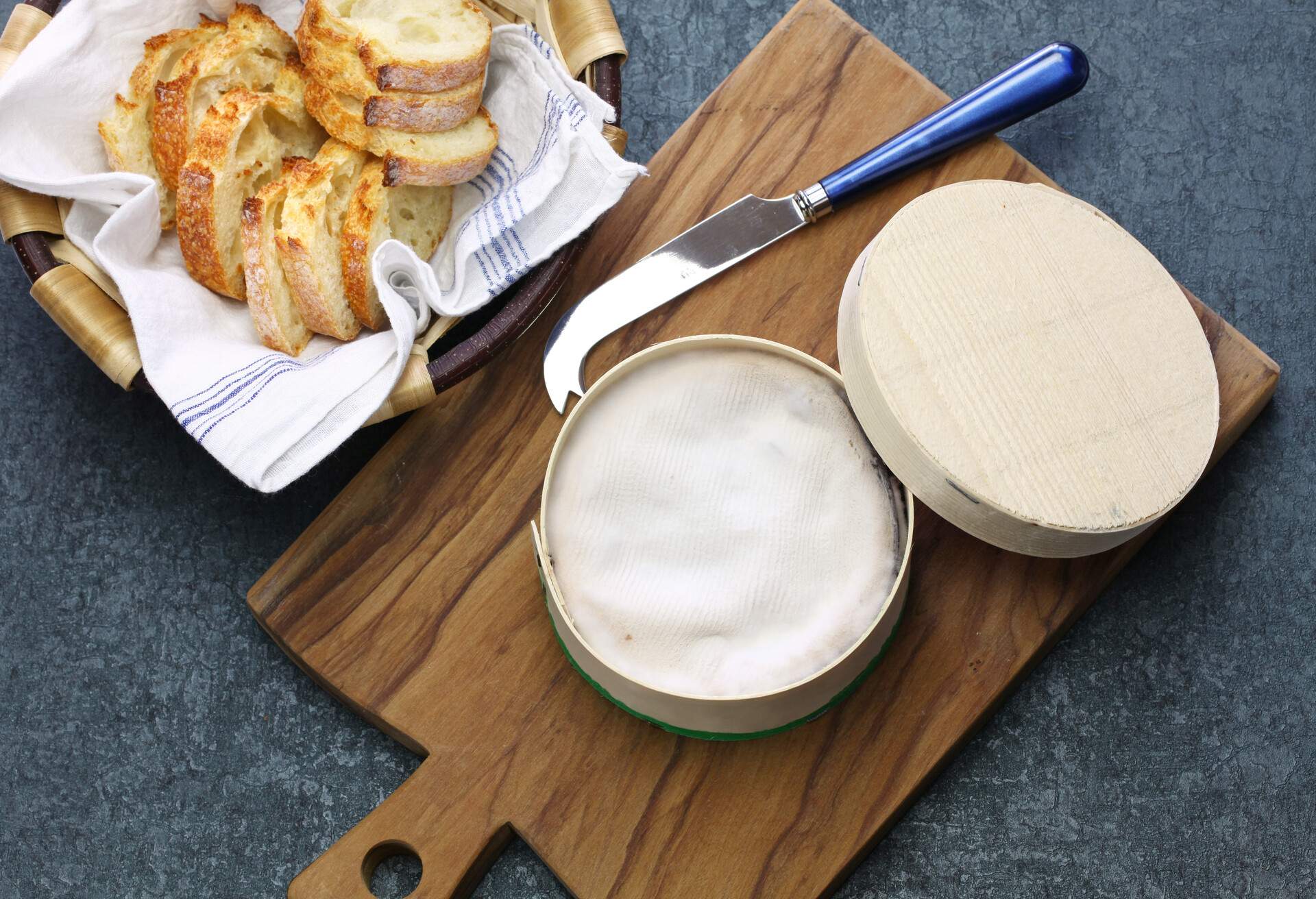 french vacherin mont d'or, soft cheese with washed rind 