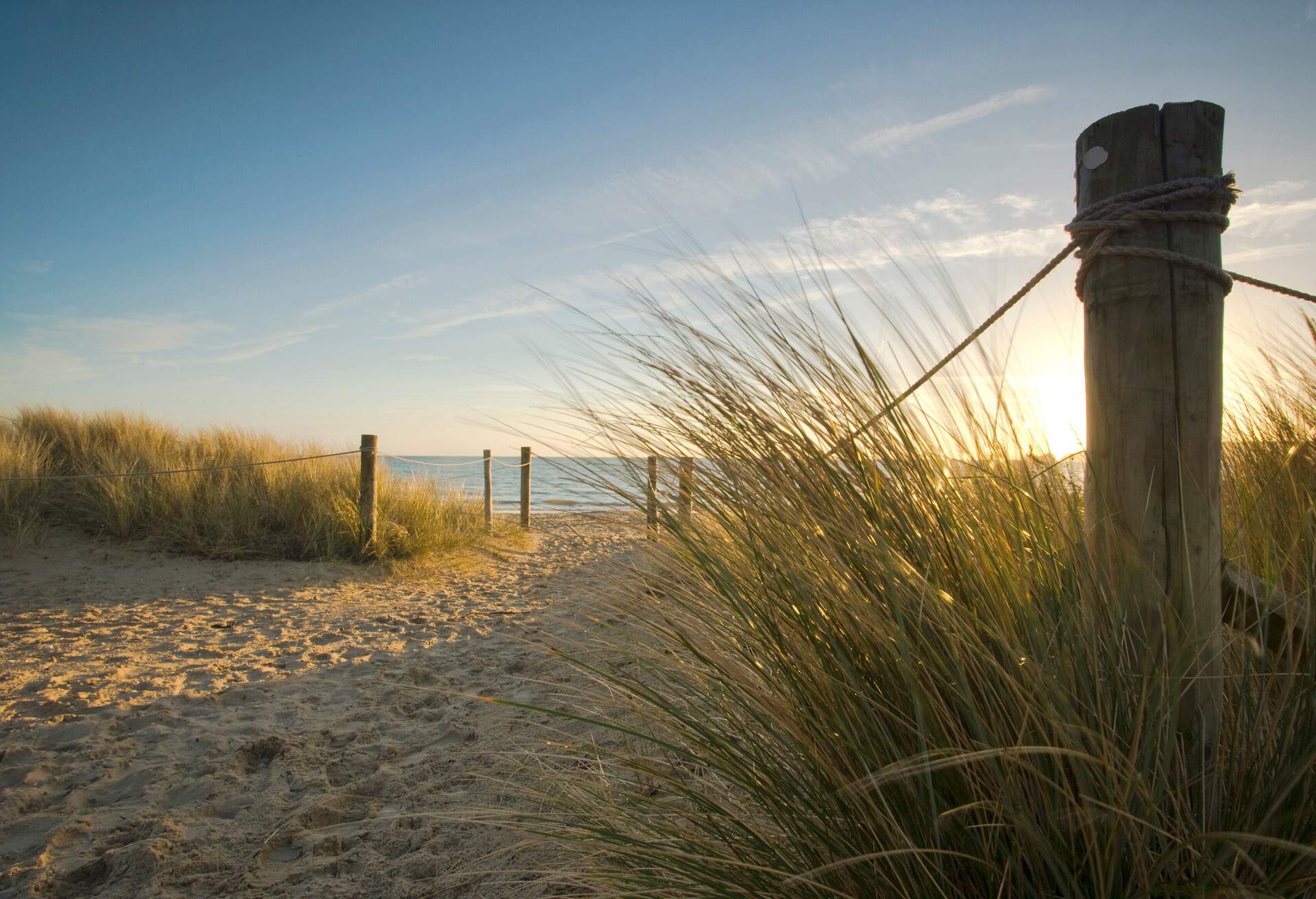 Sunrise over Studland Bay, Dorset, U.K