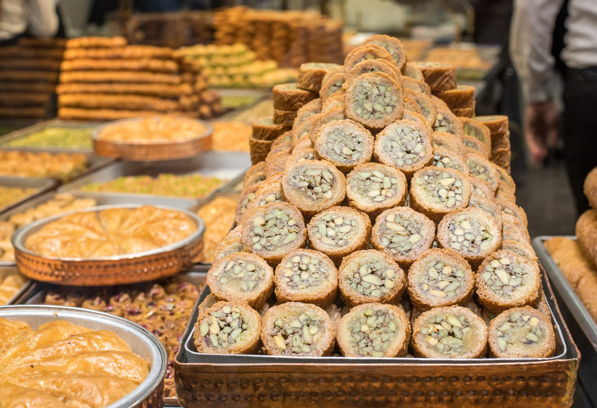 THEME_FOOD_TURKISH_PATISSERIE_BAKLAVA_GettyImages-956710844