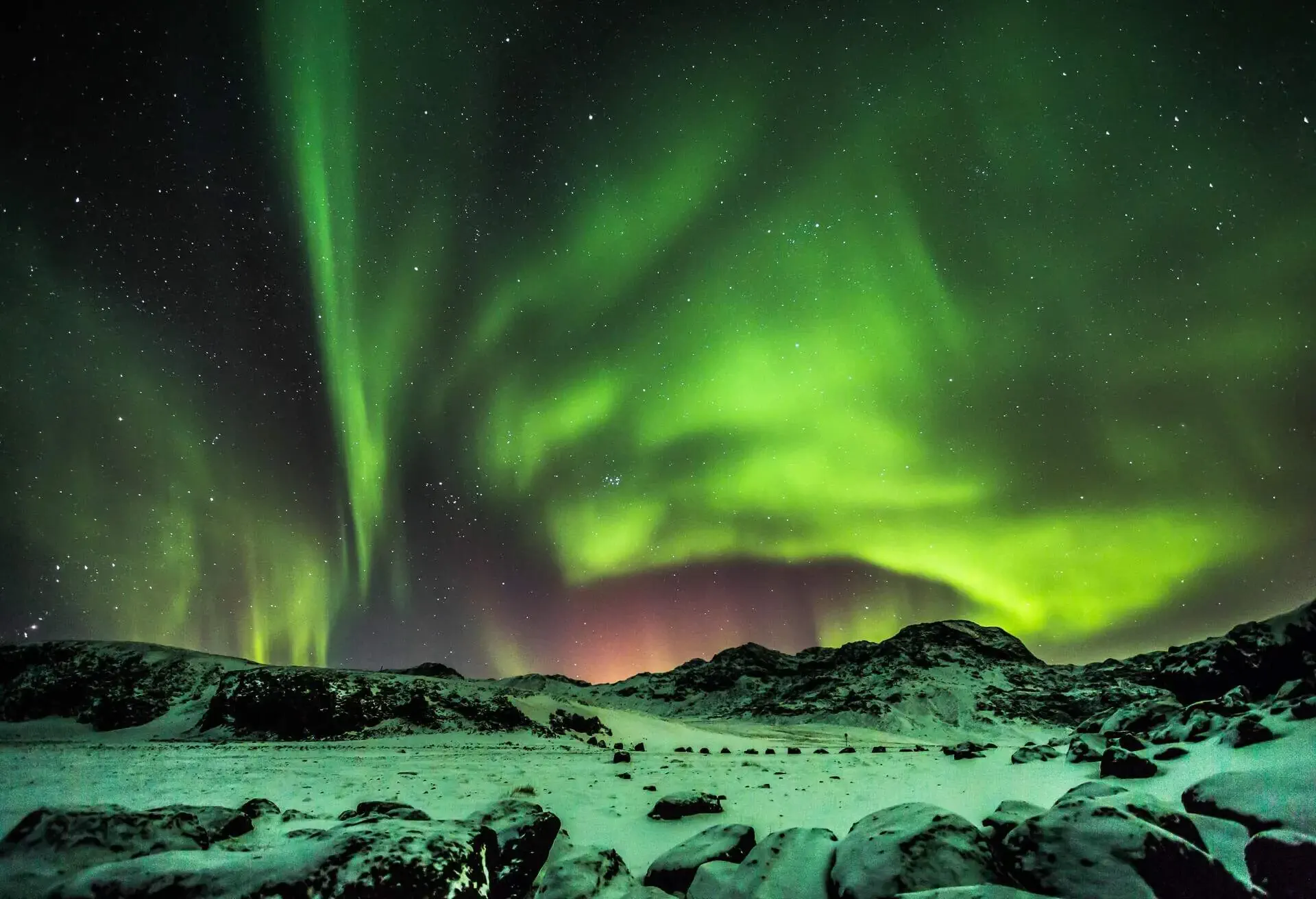 dest iceland lake kleifarvatn theme nature aurora borealis