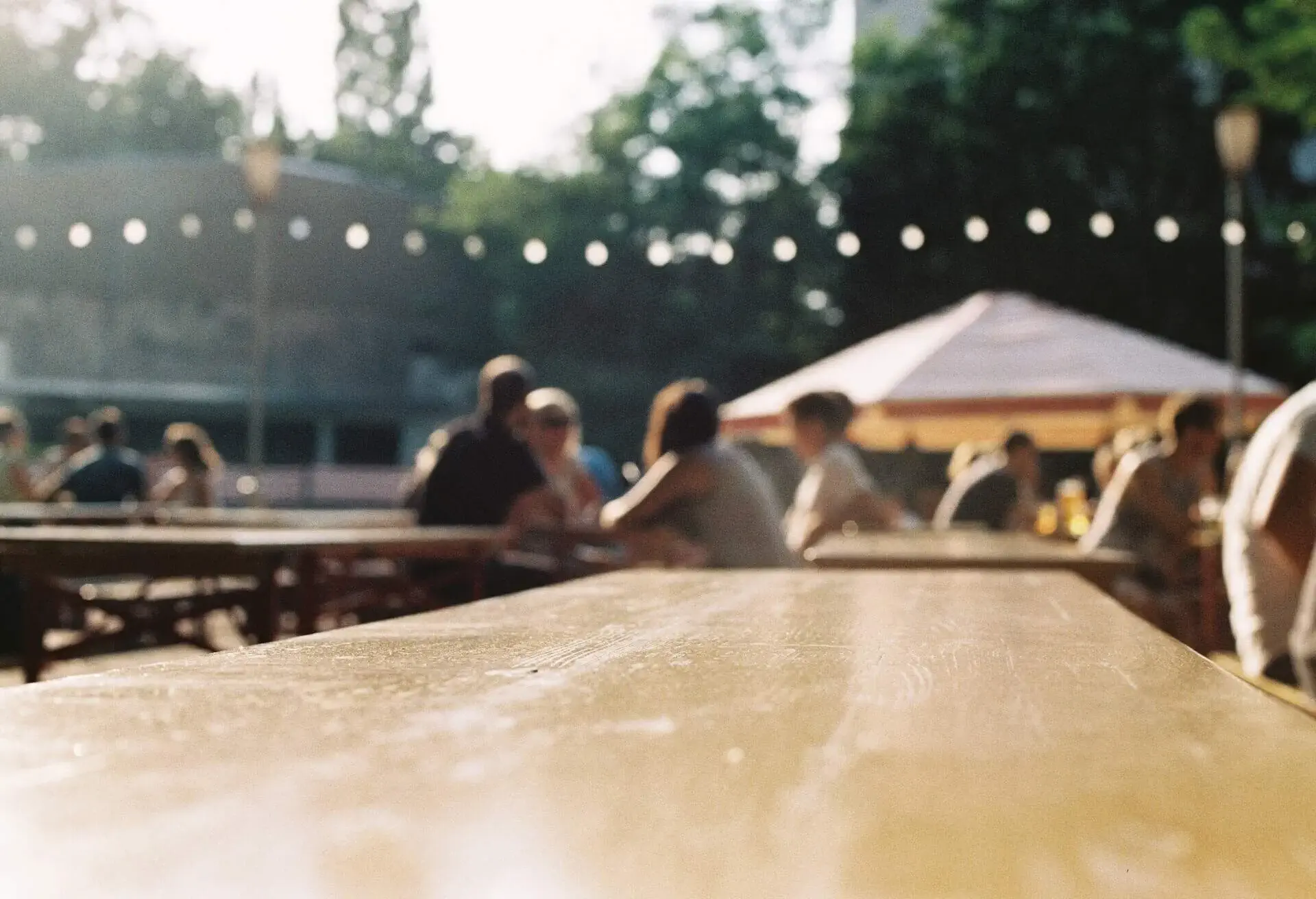 beer garden