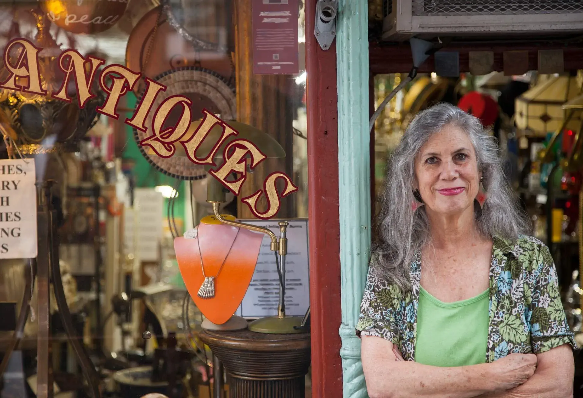 Antique store owner