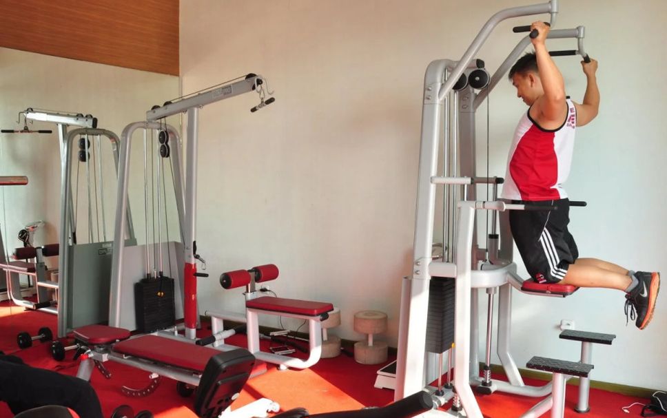 Fitnessbereich Foto