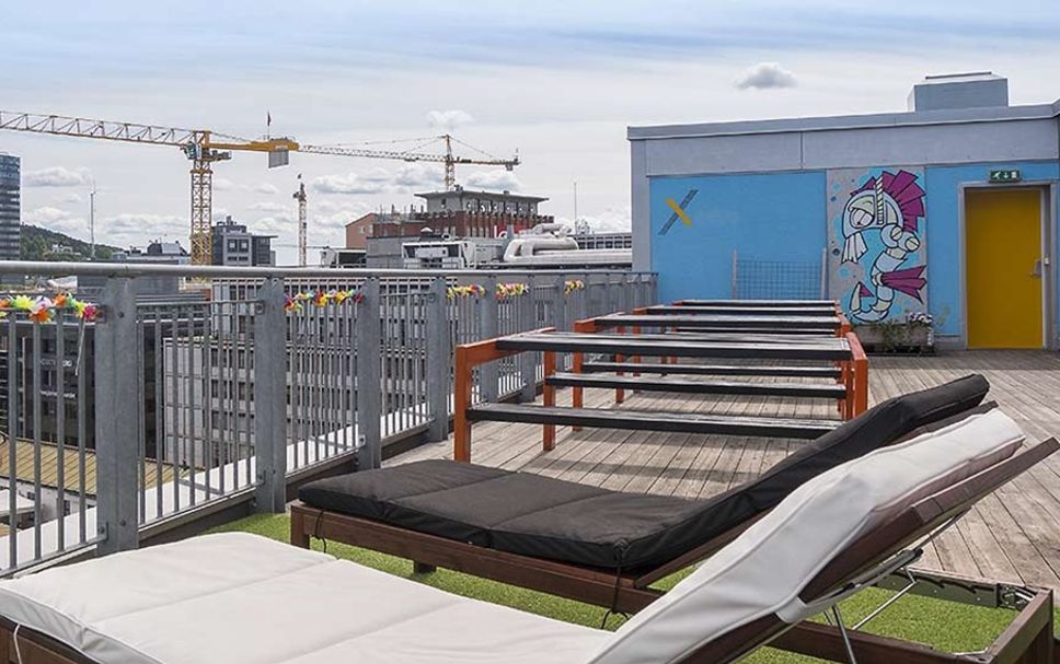 Dachterrasse Foto